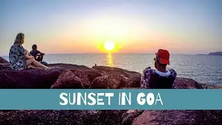 Best Sunset In Goa || Hidden Spot || Unexplored places || Cinematic Sunset at the sea Vlog ||