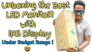 #Unboxing of the Best LED Monitor with IPS Cinema Screen || Under budget Range 🤓🤓