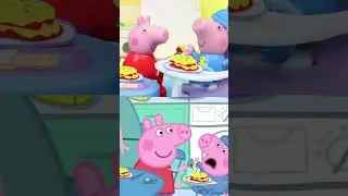 Tales VS Toys: Evie's BIG Dinner 🍽️ #PeppaPig #Shorts #toys #toyplay