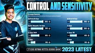 TSMFTX NiNJA New Sensitivity Code & TSMFTX NiNJA New Control code Bgmi/Pubg | Sensitivity
