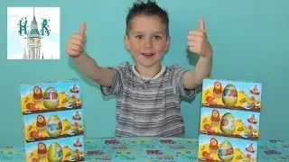 18 - Открываем Киндеры Сюрпризы ТоТо Kinder Surprise Eggs ToTo - Toy Opening