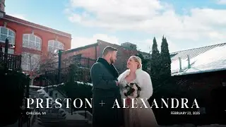 Timeless Love at Collins at the Clocktower | Alex & Preston | Wedding Teaser | Chelsea, Michigan