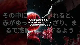 宇宙飛行士の水の実験が美しい