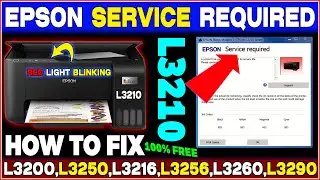 Ink pad problem Epson L3210 // Epson L3210 ink pad reset  || Epson Service Required 