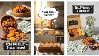 “How to Make Dry Fruits at Home | Earn Dollars from Homemade Dry Fruits!”