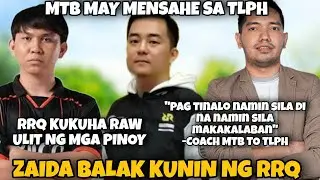 ZAIDA KUKUNIN NG RRQ! COACH MTB MAY REALTALK SA TLPH