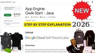 [NEW 2026] App Engine: Qwik Start - Java | Google Cloud Arcade Program | #GSP068
