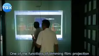 smart film as projector screen