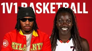NEECH REACTZ TO DUKE DENNIS vs FEMALE HOOPER 🔥| CRAZIEST 1v1 REACTION!