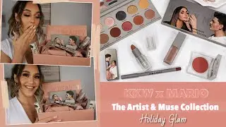 KKW x MARIO: THE ARTIST & MUSE COLLECTION | ENTIRE COLLECTION REVIEW | HOLIDAY GLAM