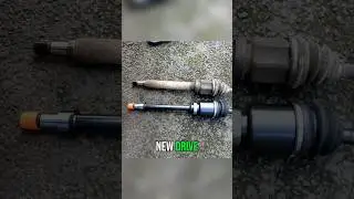 Easy & Cheap eBay Driveshaft replacement on my &pound;380 Van Camper Project #mechanic #fordtransitcamper