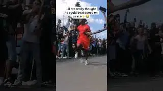 Random kid tries to race ishowspeed ⚡Africa tour 🌍 #shorts #viral #ishowspeed #race #ishowspeedclips