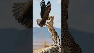 Great American Vulture vs Hungry Cheeta Epic Wildlife Showdown #wildlife #nature #animals