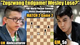 Nodirbek Abdusattorov VS Wesley So | FIDE World Fischer Random Chess Championship | Match 2 Game 2