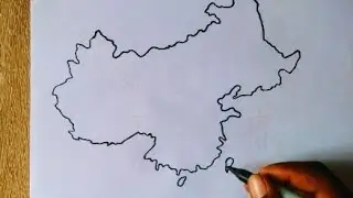 How to draw a map of China.