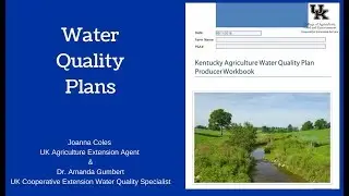 Kentucky Agriculture Water Quality Plans