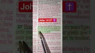 This Verse Will Calm Your Heart (John 14:27) ✝️ #bibleverse #jesus #bible #god #amen #biblereading
