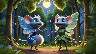 Five Fairy Mice Sing in the Moonlight | Nighttime Song for Kid | Nursery Rhymes and Educational Song