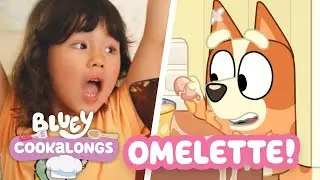 Bluey Cookalongs - Omelette 🧡 🥚 | Brand New Series ⭐️ | Bluey