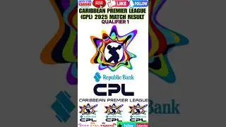 CPL 2025 QUALIFIER 1 MATCH RESULT GUYANA AMAZON WARRIORS VS ST LUCIA KINGS #shortsfeed