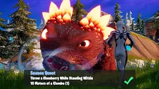 Throw a Klomberry While Standing Within 10 Meters of a Klombo (1) - Fortnite Week 7 Season Quest