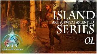 Ark Ascended Series!! // The Island Ep. 1 // Surviving the night !