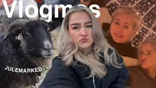 Vlogmas dag 2🎁| julemarked og julekaker midt på natta🌟