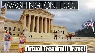 The National Mall & Museums - Washington DC Virtual Walk and Tour - USA Capitol City - City Walks 4K