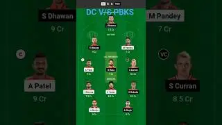 Delhi vs Punjab Dream11 team || DC V/S PBKS Teams 11 prediction || IPL 2023 || pbks vs dc dream 11