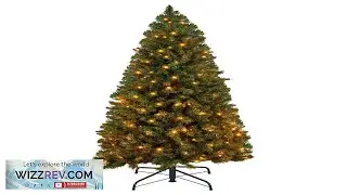 VEVOR Christmas Tree 4ft Prelit Artificial Xmas Tree Full Holiday Decor Trees