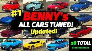 GTA 5 Online: ALL BENNY's CAR ON ONE PLACE [UPGRADE PRICE, LIVERIES, CUSTOMIZE, DLC & MORE]