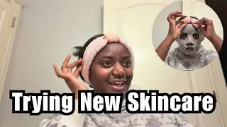 Trying new skincare products | night routine + chat