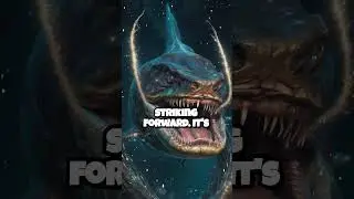 The Prehistoric Shark Still Alive Today! 😳🦈 #animalfacts  #deepsea