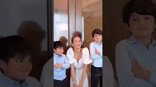 SARAH LAHBATI WITH HER 2 BOYS ZION AND KAI#sarahlahbati#trending #viral #shortsfeed #trendingshorts
