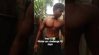 day/22✅(winter arc challenge 90 days)#winter #gym #fitness #workout #motivation #yt #hardwork #fit