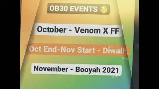 [OB-30] EVENTS DATE
