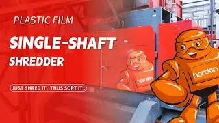HARDEN Single-Shaft Shredder-Plastic Film Shredding
