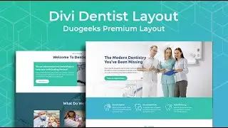 Divi Dentist Layout - Divi Layouts by Divi Awesome