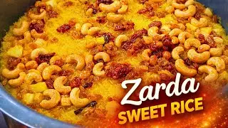 Zarda sweet rice recipe | How to make sweet rice | meethe chawal recipe 