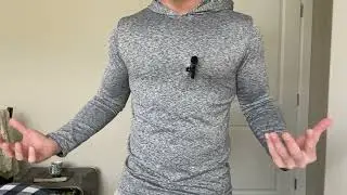 Real Essentials Men's Dry Fit Moisture Wicking Long Sleeve Athletic Hoodie Pullover Sweatshirt