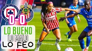 🔴⚪️ CHIVAS FEMENIL DIVIDIO PUNTOS CON CRUZ AZUL. NO LLEGO EL GOL