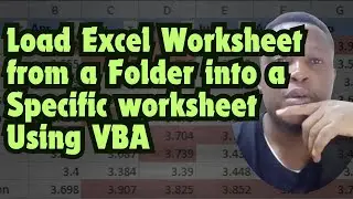 Import Multiple Excel Workbook From Specific Folder Into Single Worksheet Using VBA #finance #data