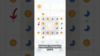 Tango - #434 sun or moon? #shorts #thepuzzledme #braingames #puzzle #fun #puzzlegame #games