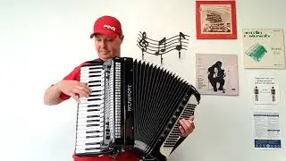(SOLD!) - Philharmonic - Double Tone Chamber -  Video #2 (Carnegie Accordion Company)