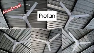 Abandoned Profan industral ceiling fans