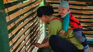 Single Mother Builds a Bamboo House &mdash; 80% Complete in Just 3 Days | Inspiring Rural Life (720P HD)