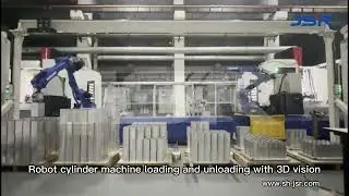 3D vision robot cylinder loading and unloading