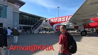 Kota Kinabalu International Airport (KKIA) arrival tour🛩No aerobridge for flight from Kuching😩