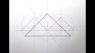 As Três Pirâmides e a Dupla Vesica Pisces / Geometria Sagrada