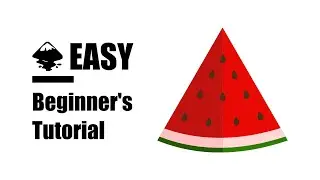 EASY Watermelon Vector Illustration Tutorial | Inkscape Tutorial